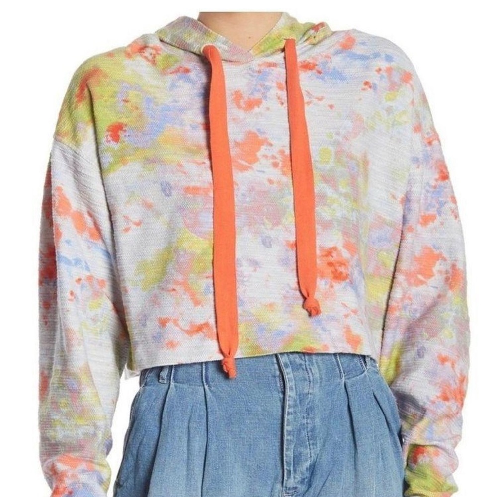 Free people cropped hoodie